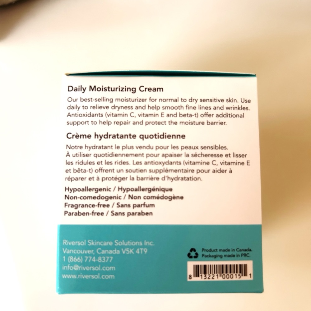 RIVERSOL Daily Moisturizing Cream - Picture 4 of 8